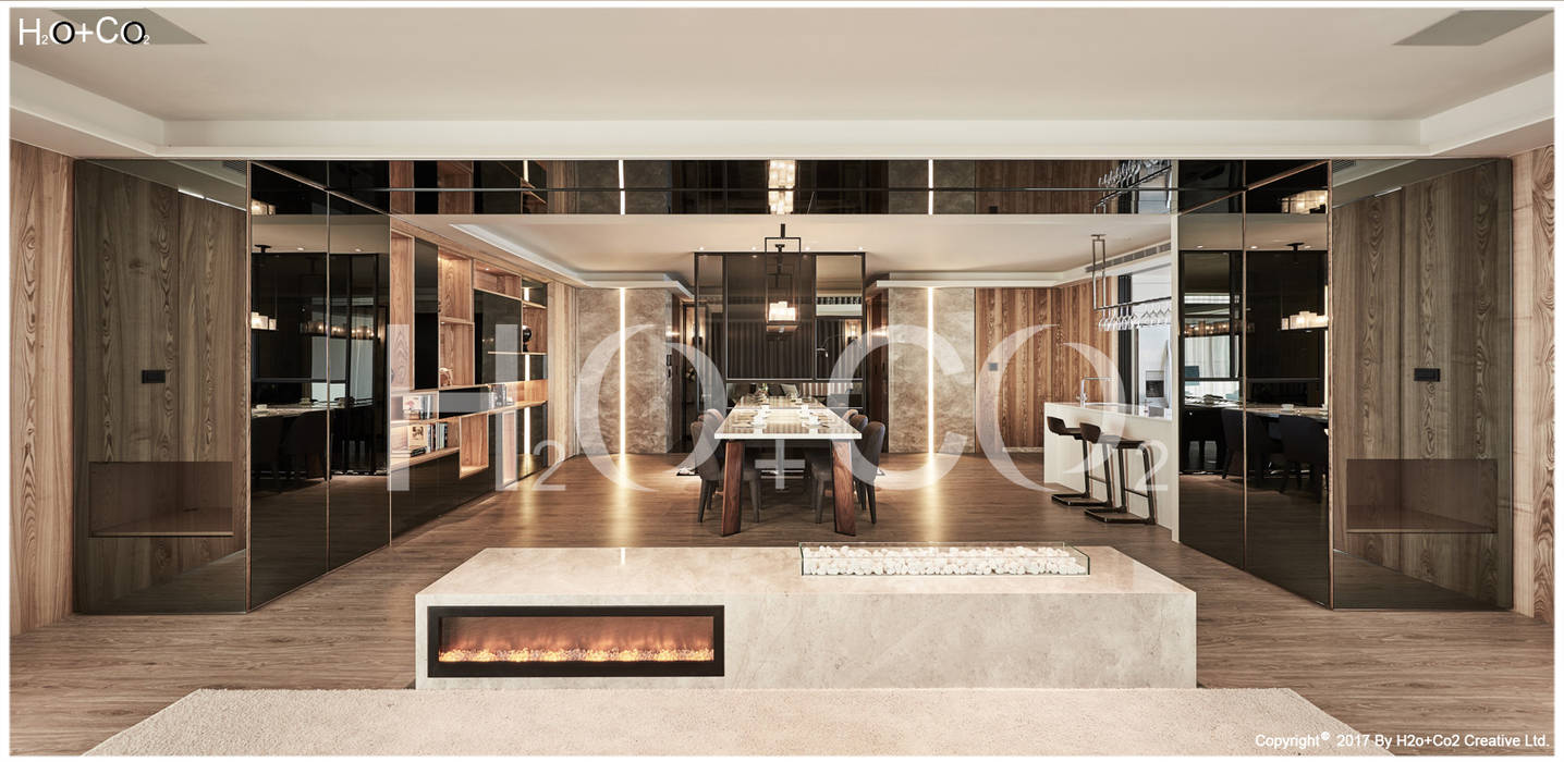 客廳 光合作用設計有限公司 现代客厅設計點子、靈感 & 圖片