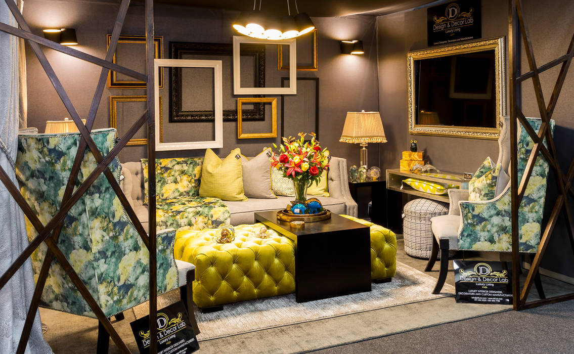 Decorex Jhb 2018 - Lounge, DDL Design & Decor Lab (Pty) Ltd DDL Design & Decor Lab (Pty) Ltd Modern living room Accessories & decoration