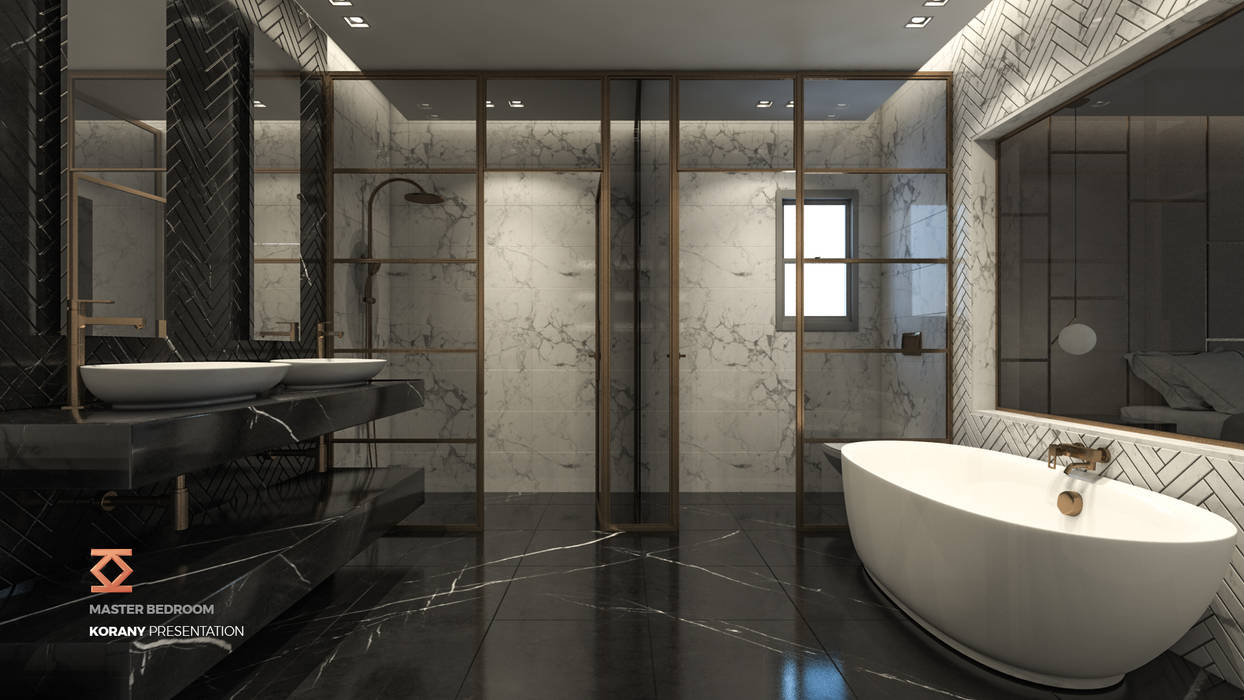 Bathroom | Master Bedroom ICONIC DESIGN STUDIO 現代浴室設計點子、靈感&圖片