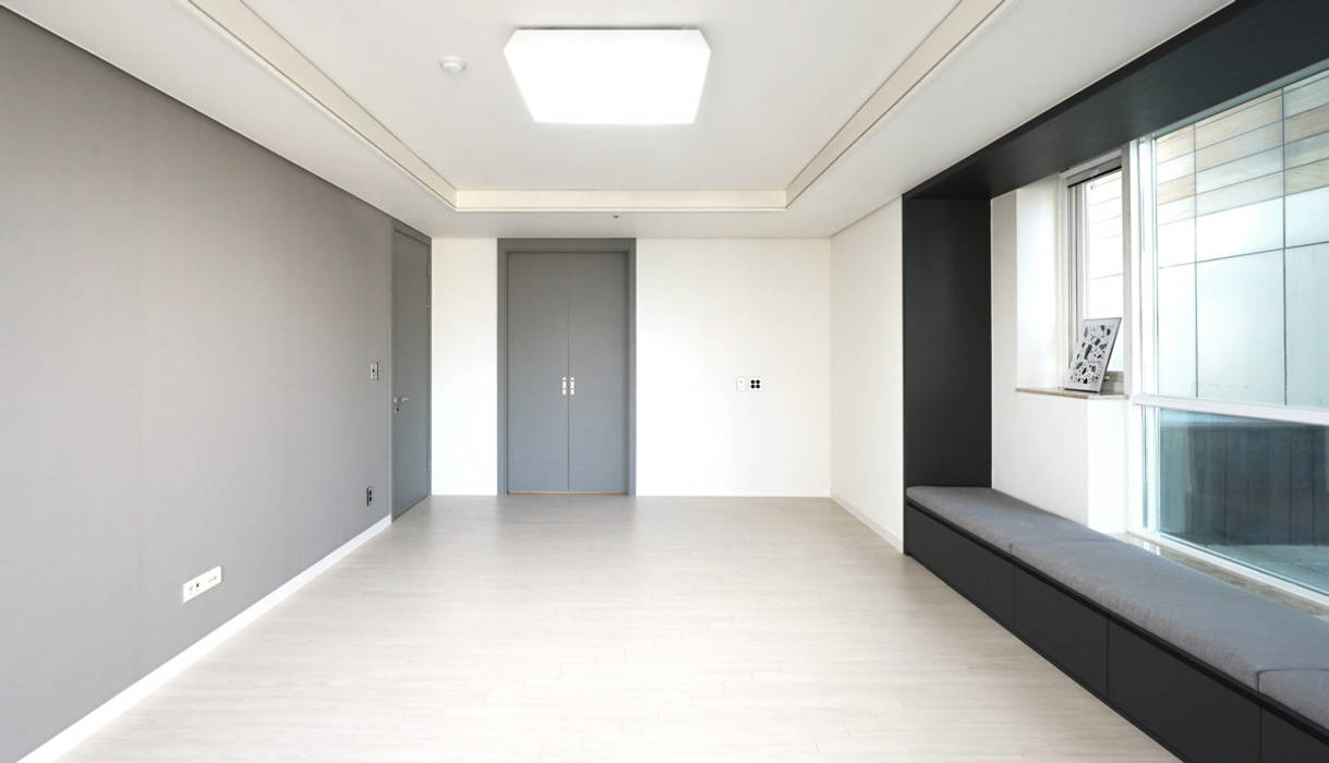 송도 퍼스트월드 골드포인트 모던하우스, 디자인 아버 디자인 아버 Modern style bedroom