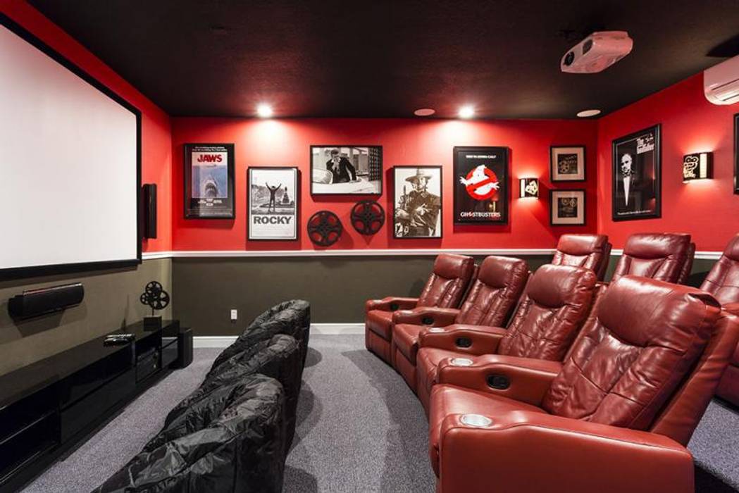 HOLLYWOOD THEME BASED MEDIA ROOM decorMyPlace Electronics Plywood