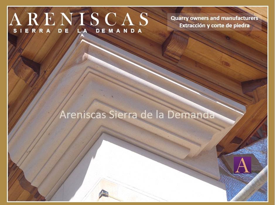 Elementos arquitectónicos en piedra natural ★ Architectural stone , Areniscas Sierra de la Demanda - ◉ - SIERRA Buff Sandstone quarries in Spain Areniscas Sierra de la Demanda - ◉ - SIERRA Buff Sandstone quarries in Spain 상업공간 돌 호텔