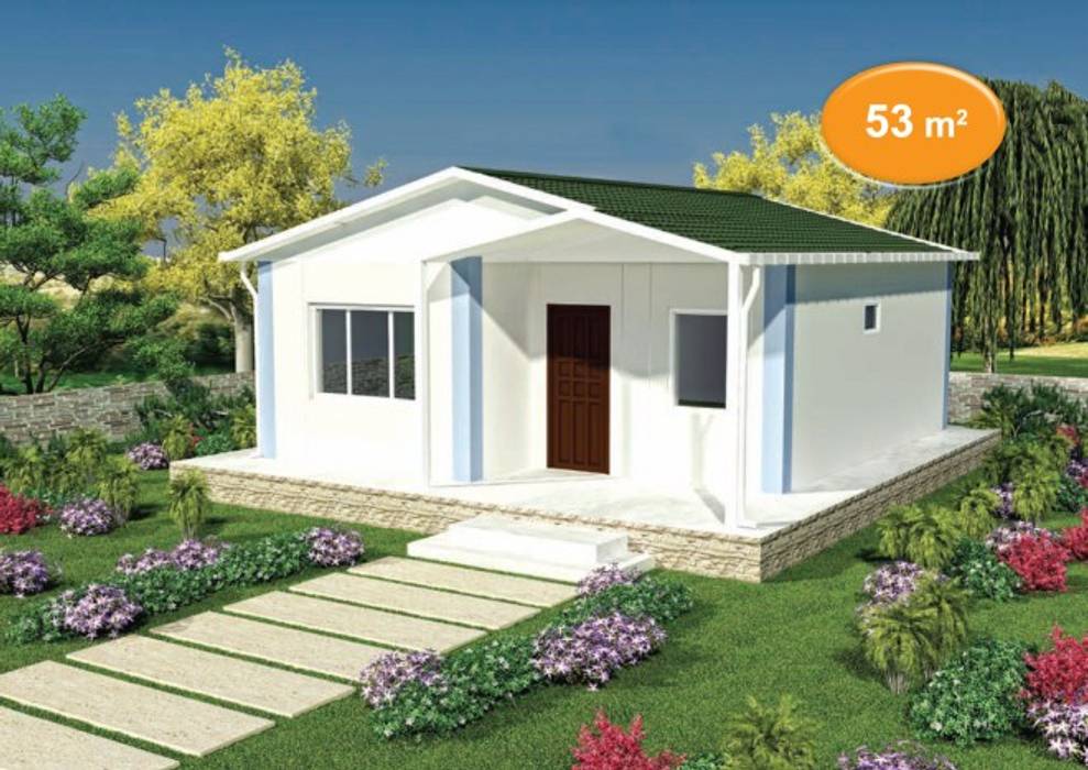 53 m2 Prefabrik Ev, EMİN PREFABRİK DOĞU EMİN PREFABRİK DOĞU Prefabricated home