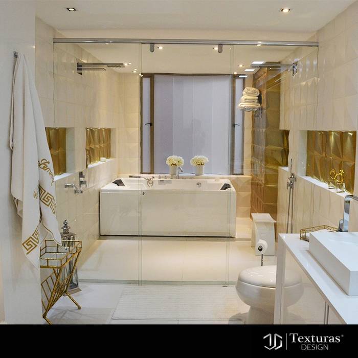 Baño Luxury Texturas Design Baños de estilo moderno mueble de baño,exclusivo,luxury