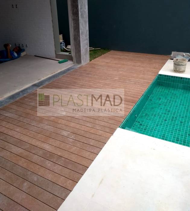 Deck em Madeira Plástica, Plastmad - Madeira Plástica Plastmad - Madeira Plástica Piscinas de jardim