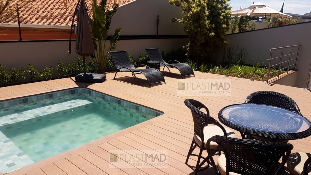 Deck em Madeira Plástica, Plastmad - Madeira Plástica Plastmad - Madeira Plástica Garden Pool