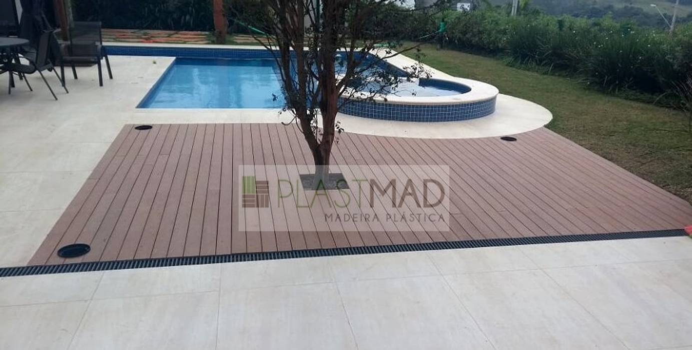 Deck em Madeira Plástica, Plastmad - Madeira Plástica Plastmad - Madeira Plástica Piletas de jardín