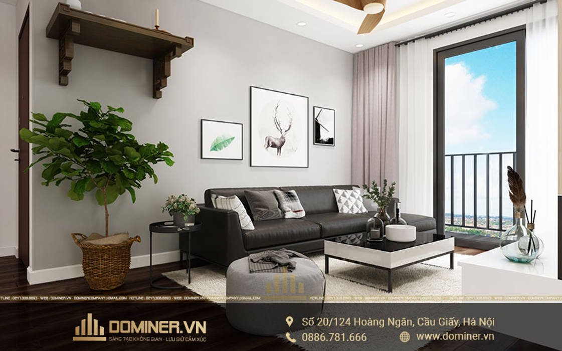 Thiết kế nội thất chung cư An Binh City phong cách hiện đại – chị Trang, Thiết kế - Nội thất - Dominer Thiết kế - Nội thất - Dominer