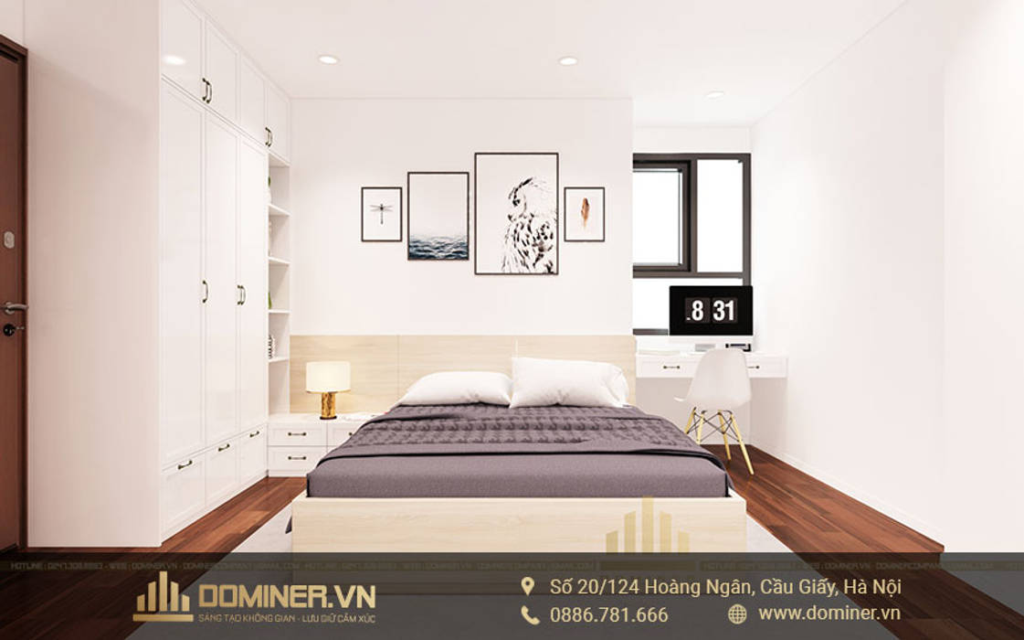 Phòng ngủ nhỏ Thiết kế - Nội thất - Dominer