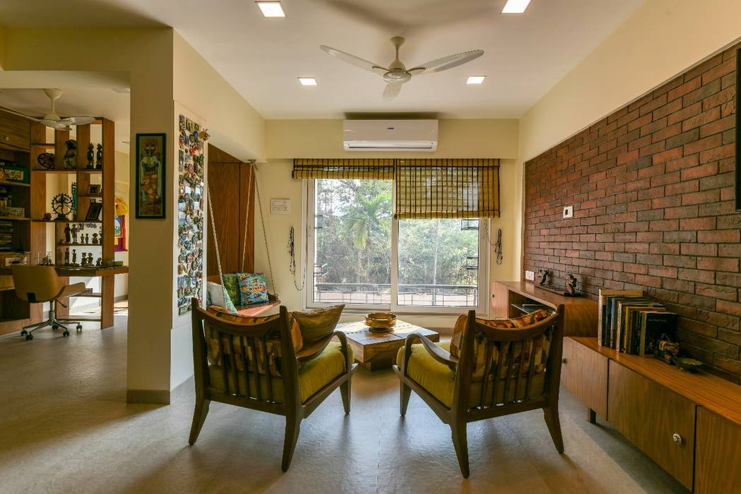 Residential Project - Raheja Vihar, Powai, Mumbai, Dezinebox Dezinebox Ruang Keluarga Klasik