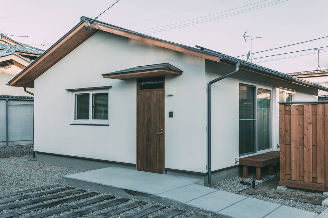 FUTATSUYANAGI HOUSE, 株式会社シーンデザイン建築設計事務所 株式会社シーンデザイン建築設計事務所 목조 주택