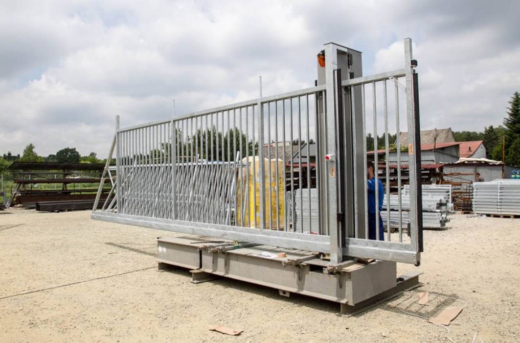 Bramy przesuwne | Sliding gates | Schiebetore, Rakstal - Bramy i ogrodzenia Rakstal - Bramy i ogrodzenia Garden Aluminium/Zinc Fencing & walls