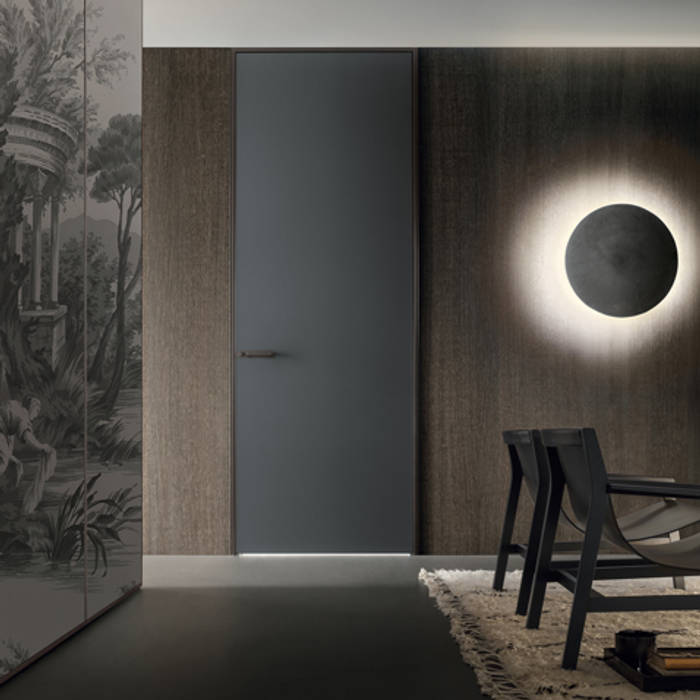 Rimadesio Link plus exclusieve Italiaanse glazen binnendeuren op maat, Noctum Noctum Glass doors