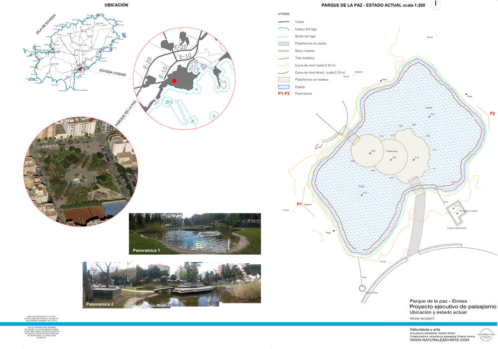 Parque de la paz - restauro biolago, Oriana Leone Landscape Architect Oriana Leone Landscape Architect Bể bơi