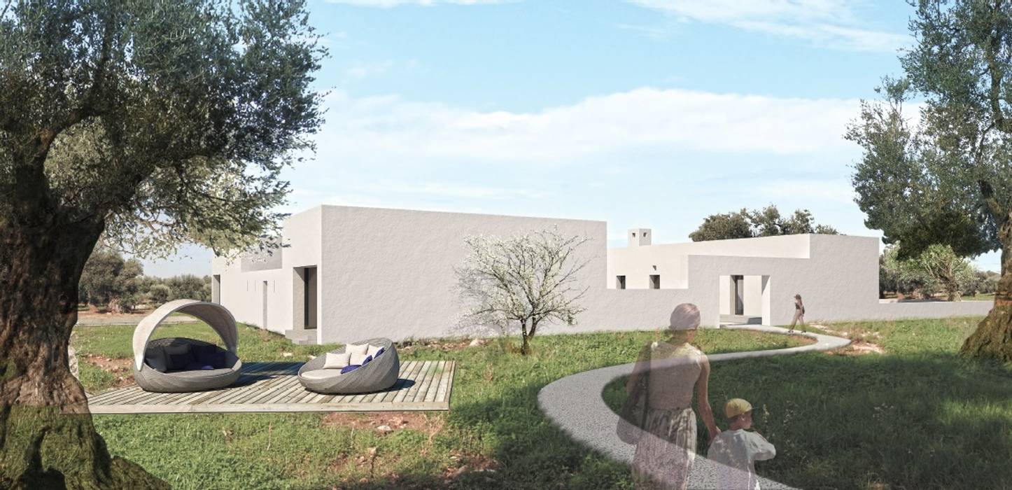 Casa di campagna: Soluzioni Ecologiche e Bioclimatiche, MAS - Modern Apulian Style MAS - Modern Apulian Style Maisons méditerranéennes