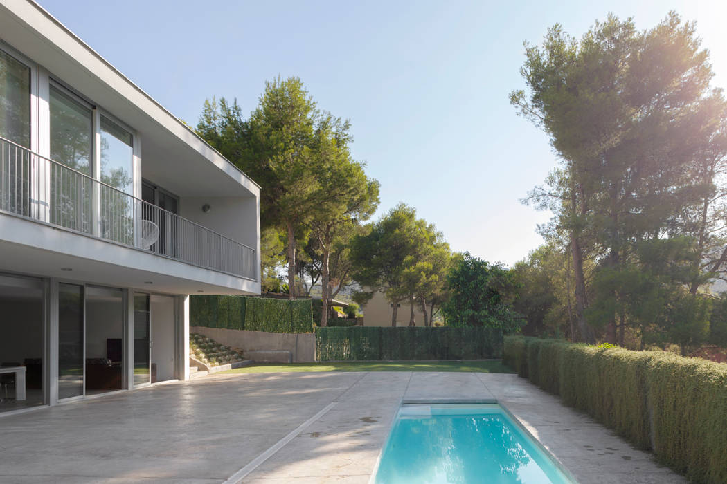 VMI_Vivienda individual en Torres-Torres, Aritz Almenar arquitectos Aritz Almenar arquitectos Piscinas de estilo mediterráneo