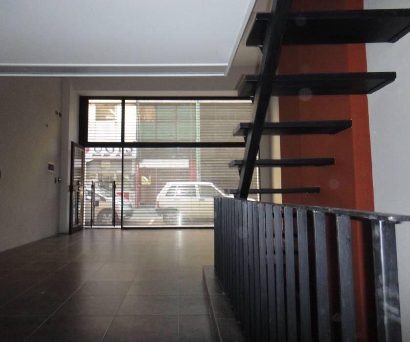 Local Vista Vidriera GR Arquitectura Estudios y oficinas modernos Hierro/Acero