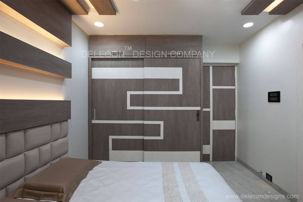4BHK DUPLEX RESIDENCE AT KHARGHAR NAVI MUMBAI DELECON DESIGN COMPANY Small bedroom