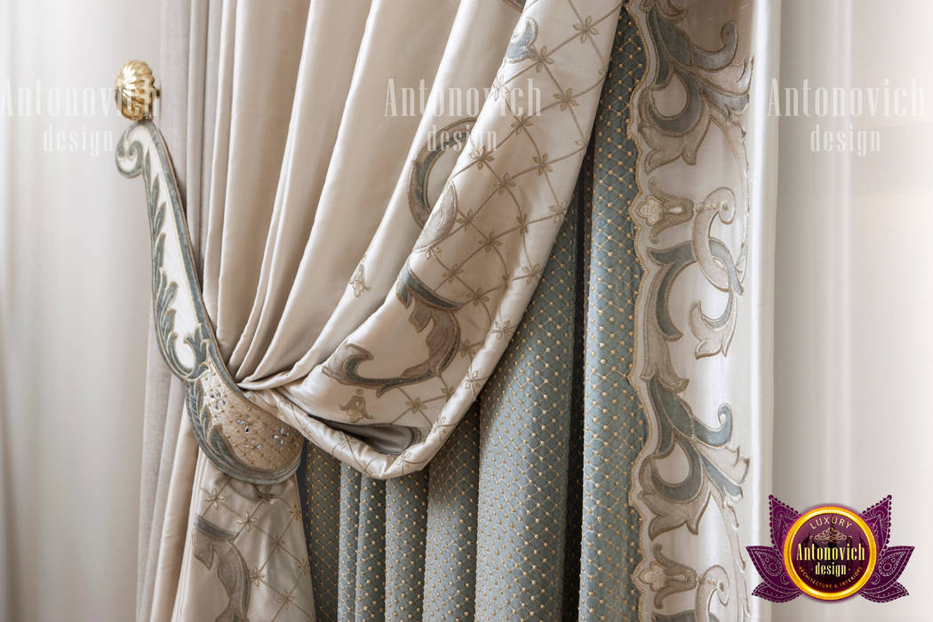 Curtain Treatment By Amazing Female Designer, Luxury Antonovich Design Luxury Antonovich Design