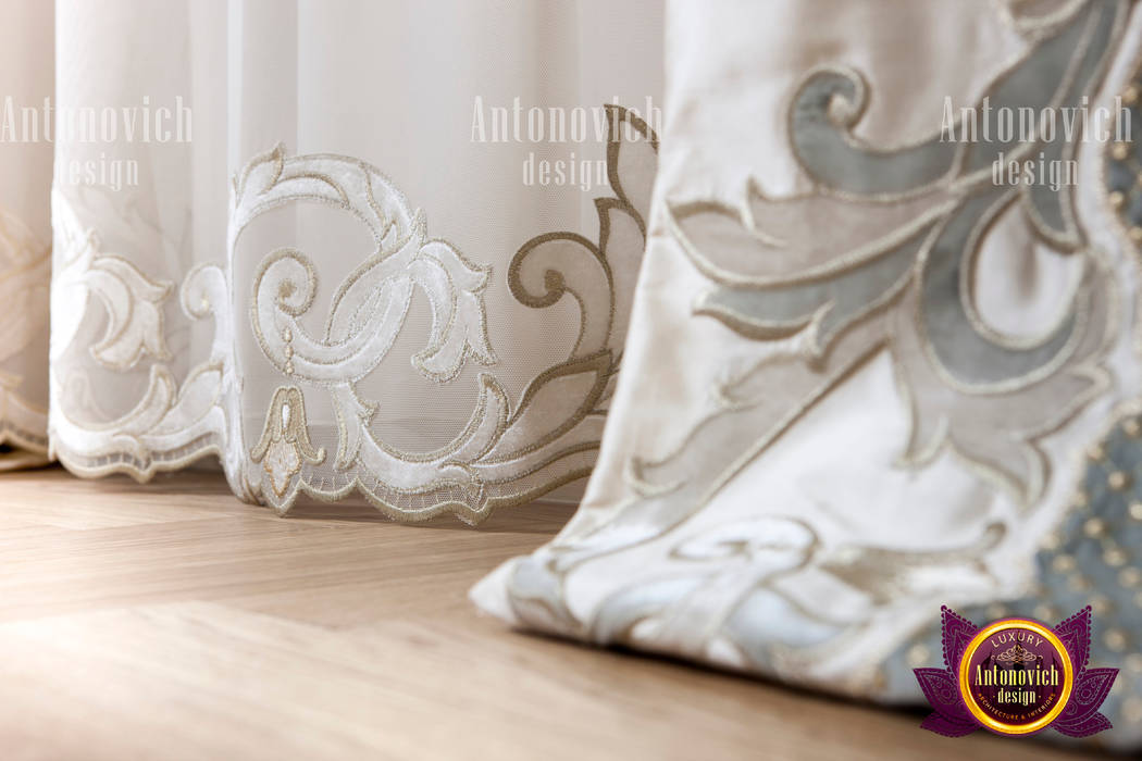 Curtain Treatment By Amazing Female Designer, Luxury Antonovich Design Luxury Antonovich Design