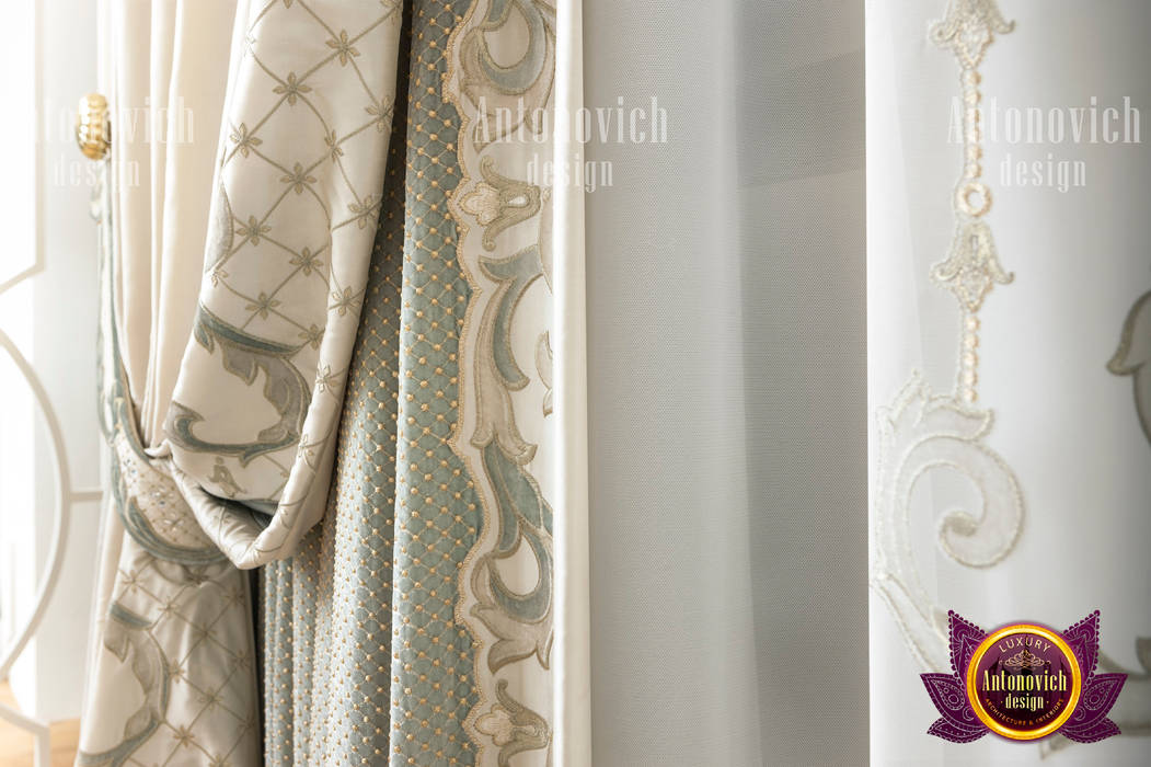 Curtain Treatment By Amazing Female Designer, Luxury Antonovich Design Luxury Antonovich Design