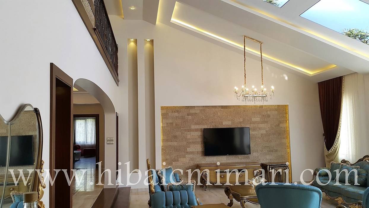 Mehmet Ateş Villası, Hiba iç mimarik Hiba iç mimarik Classic style living room
