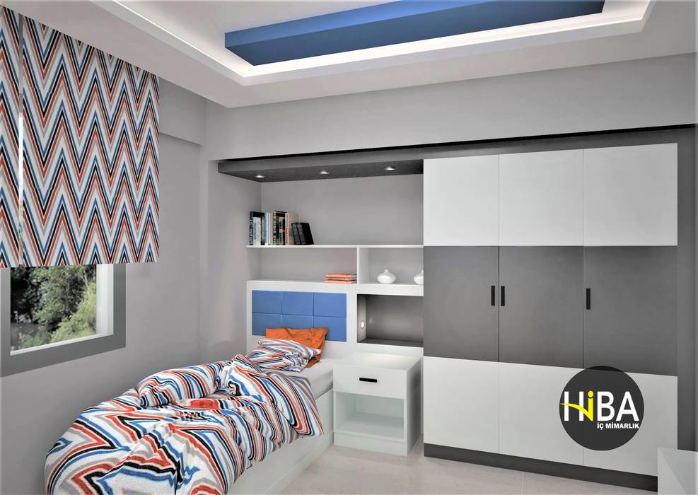 Günay Ağca Villası, Hiba iç mimarik Hiba iç mimarik Modern nursery/kids room