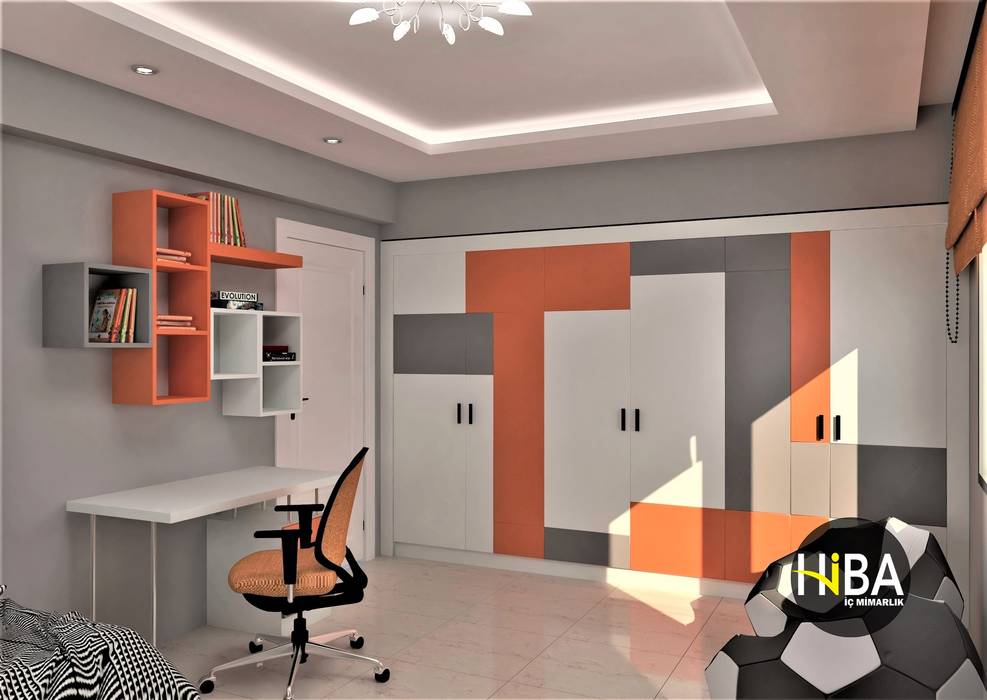 Günay Ağca Villası, Hiba iç mimarik Hiba iç mimarik Modern nursery/kids room