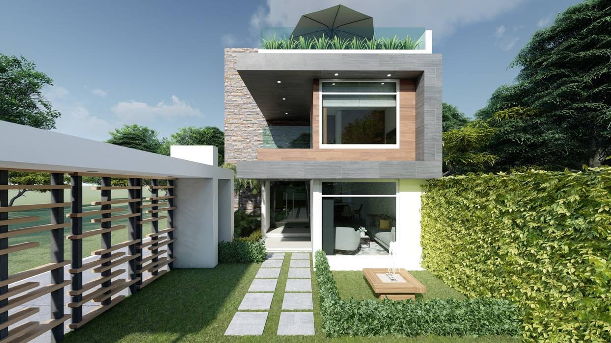 JG, DISARQ ARQUITECTOS. DISARQ ARQUITECTOS. Kleine huizen