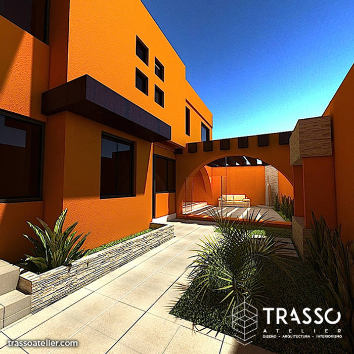 REMODELACION CASA ESTOCOLMO, TRASSO ATELIER TRASSO ATELIER Front garden