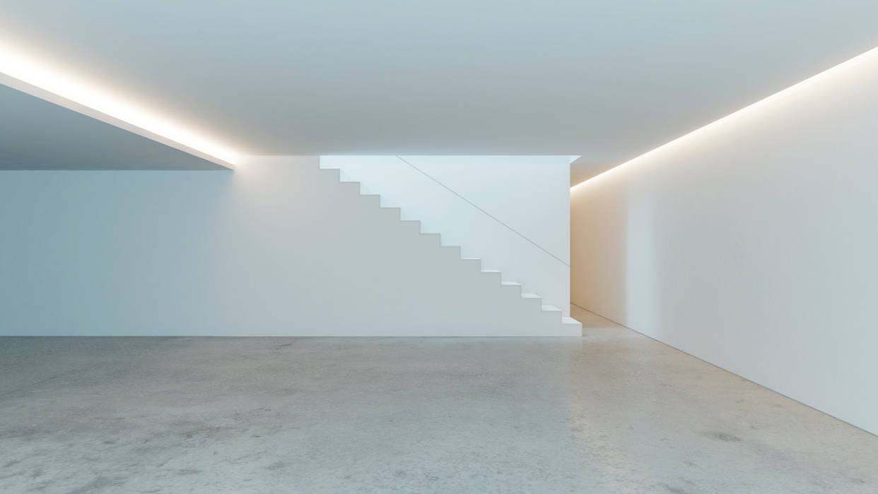 Casa Coimbra-Steinman FRAN SILVESTRE ARQUITECTOS Garajes de estilo moderno