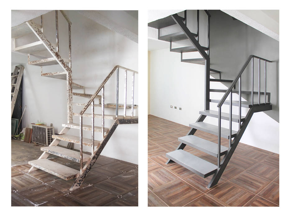 Casa Marial, Taller Onze Taller Onze Escaleras Metal