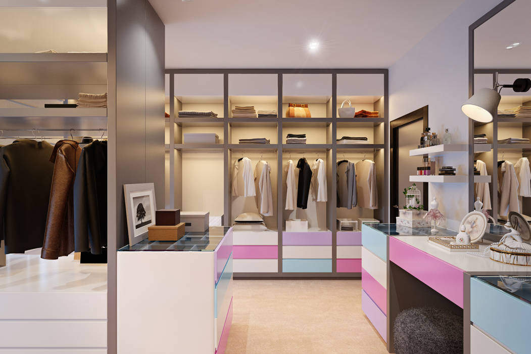 Arcada , YermolovDesign YermolovDesign ห้องแต่งตัว