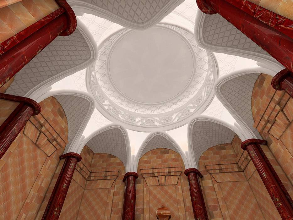 Соляная комната ( проект ), Хамам-мозаика Хамам-мозаика Bồn tắm hơi Vàng bạc