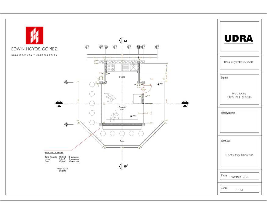 Kiosko comercial UDRA - Año 2010, EHG arquitectura y construcción EHG arquitectura y construcción