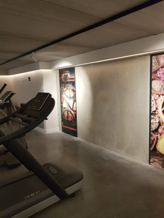 Vivienda modular personalizada en Las Rozas, Madrid, MODULAR HOME MODULAR HOME Modern gym