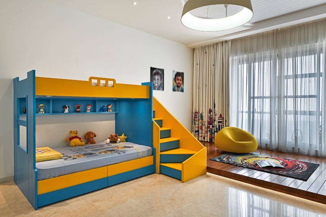 Rejuvenating Sundowner, Milind Pai - Architects & Interior Designers Milind Pai - Architects & Interior Designers Boys Bedroom