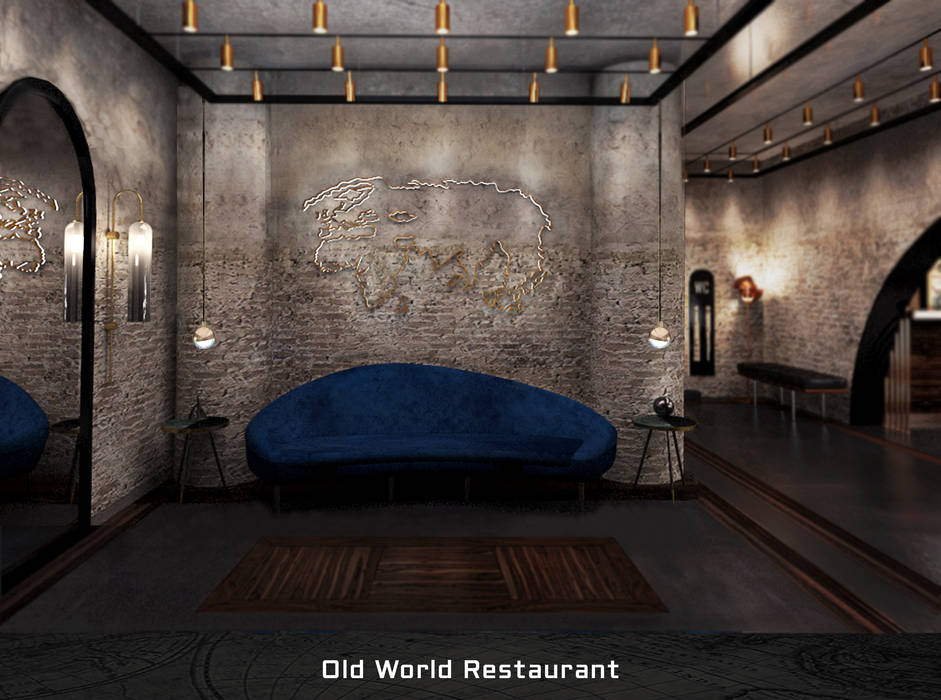 Old World Restaurant Deev Design Bedrijfsruimten IJzer / Staal Gastronomie