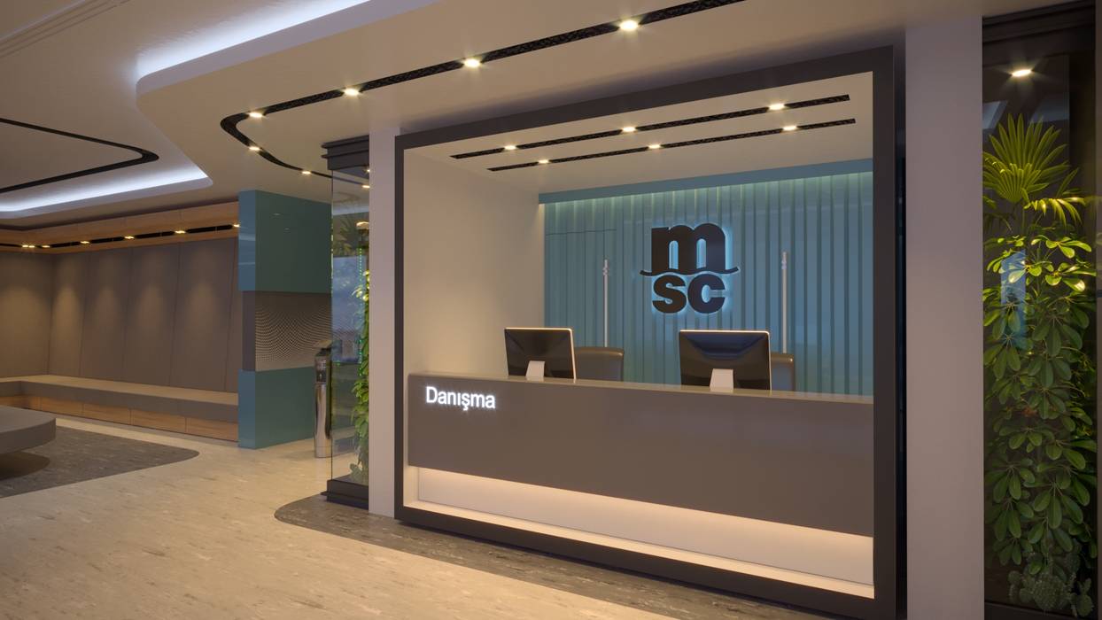 MSC TÜRKİYE OFİSİ, Meteor Mimarlık & Tasarım Meteor Mimarlık & Tasarım Commercial spaces Offices & stores