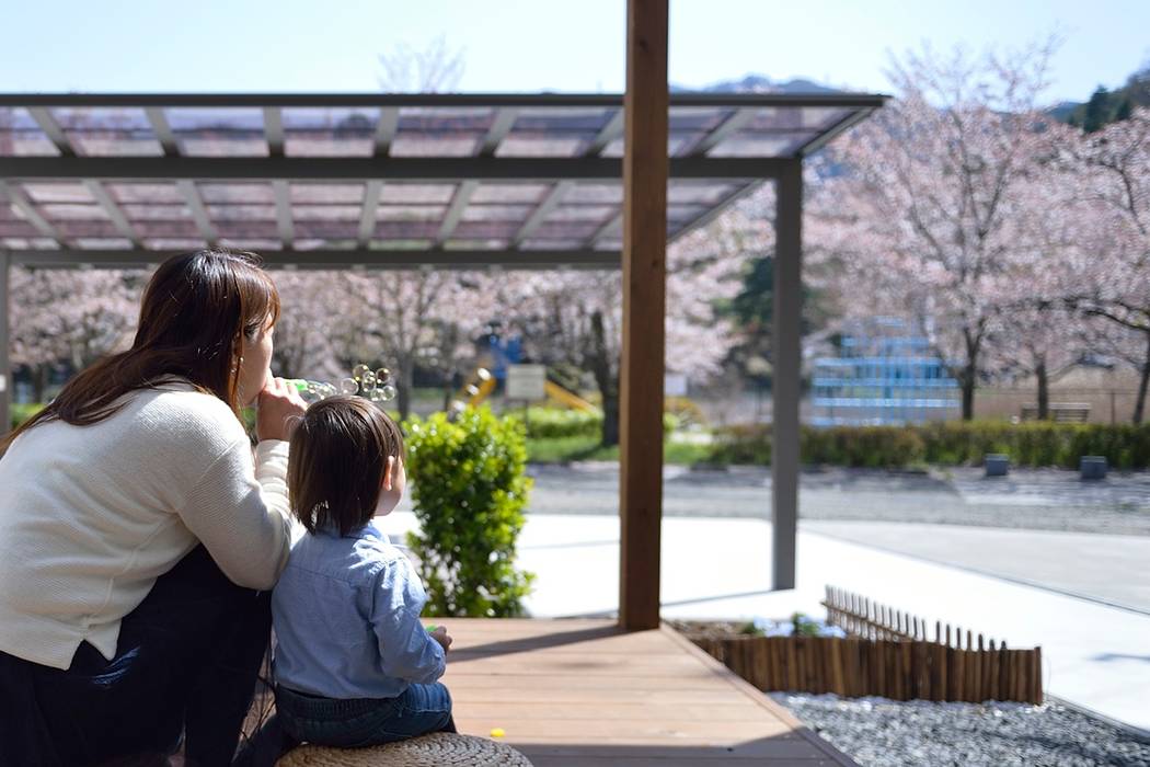 桜の似合う家, 空間工房株式会社 空間工房株式会社 منزل عائلي صغير