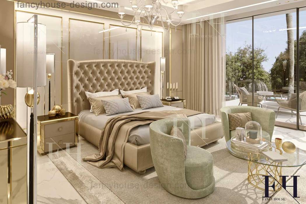 Before  After Eclectic Bedroom Interior Design With A