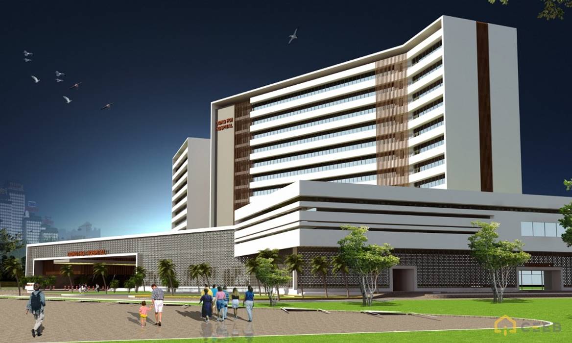 thiết kế bệnh viện nghỉ dưỡng & phục hồi chức năng Đồng Hới thiết kế khách sạn hiện đại CEEB bệnh viện hiện đại