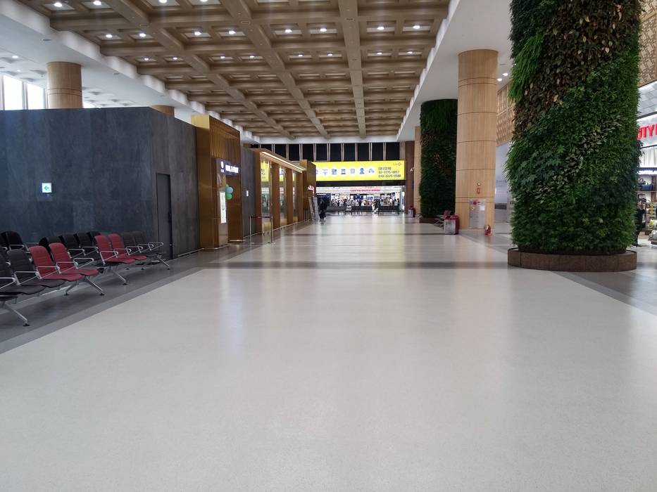 Gimpo International Airport – Seoul, Artigo S.p.a. Artigo S.p.a. Commercial spaces Rubber Airports