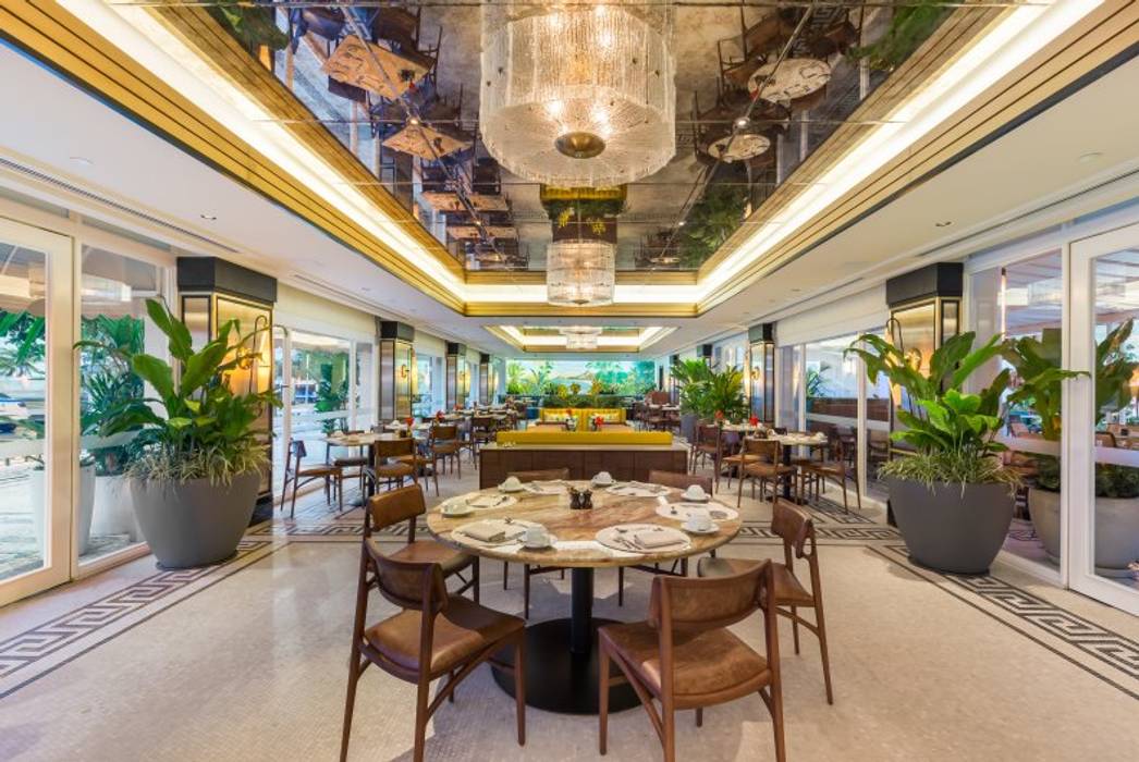 RESTAURANTE PÉRGULA , Froma Arquitetura Froma Arquitetura مساحات تجارية مطاعم