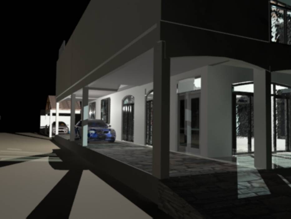 Casa em Piabetá, DESIGN CENTER ARQUITETURA-ESCRITÓRIO VIRTUAL DE PROFISSIONAL LIBERAL DESIGN CENTER ARQUITETURA-ESCRITÓRIO VIRTUAL DE PROFISSIONAL LIBERAL บ้านคันทรี่