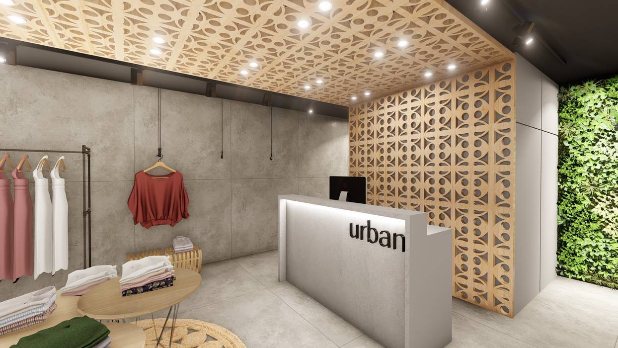 Loja Urban - Shopping, 1LLAR Arquitetura 1LLAR Arquitetura Commercial spaces Offices & stores