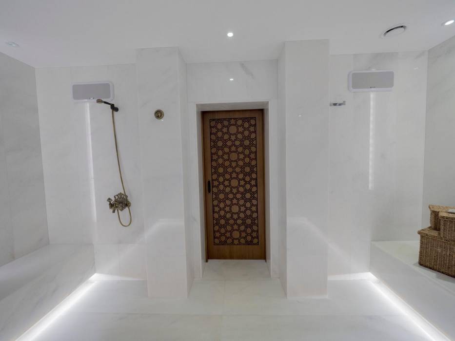 Murat Erkul Türk Hamamı Projesi, Çilek Spa Design Çilek Spa Design Baños Turcos Mármol