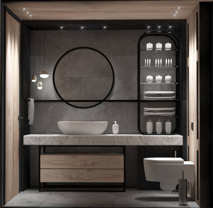 Bathroom View Deev Design Modern Bathroom Wood Wood effect