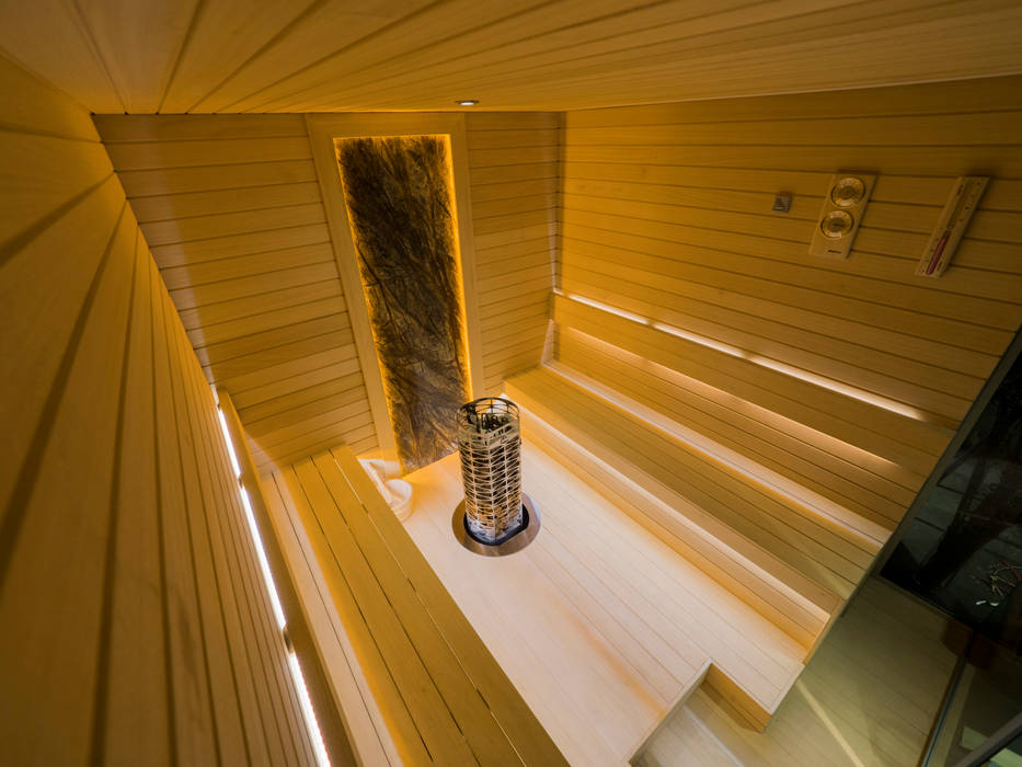 Murat Erkul Sauna Yapımı, Çilek Spa Design Çilek Spa Design 桑拿 木頭 Wood effect