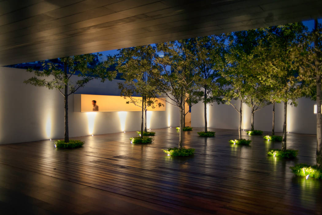 MK House, HW Studio Arquitectos HW Studio Arquitectos Zen garden ٹھوس لکڑی Multicolored